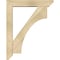 Ekena Millwork Westlake Slat Rough Sawn Bracket w/ Offset Brace, Douglas Fir, 6"W x 30"D x 38"H BKT0604X30X38WTL06RDF - alternate 3